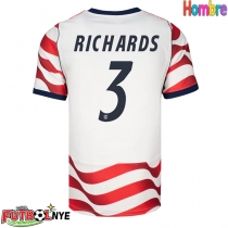 Camiseta Estados Unidos Chris Richards #3 Primera Equipación Mundial 2026 manga corta